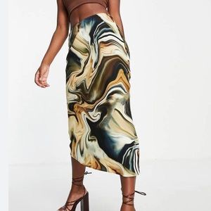Mango marble print skirt *new with tags *